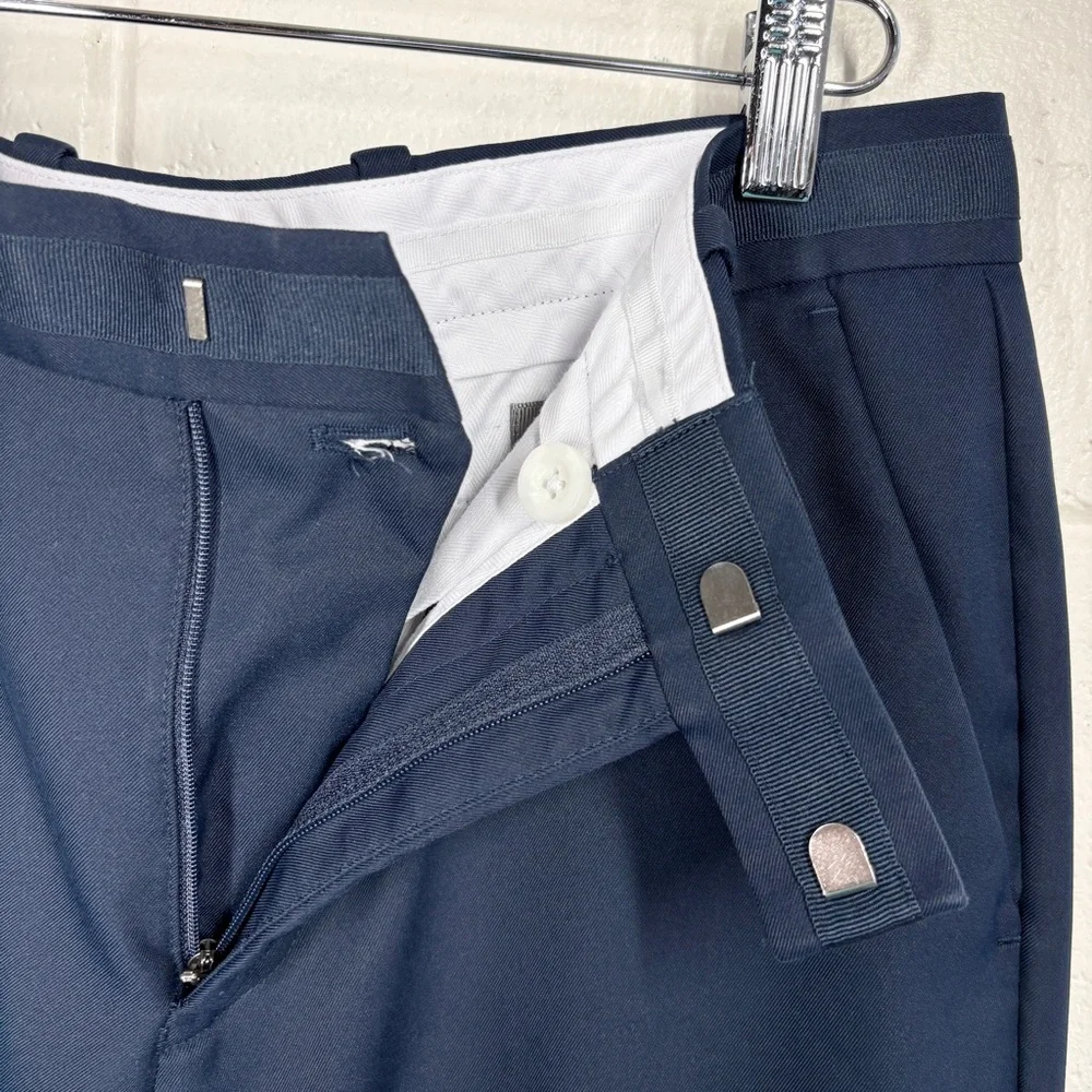 G/Fore Mens Chino Golf Performance Pants Size 30 Navy Blue Classic Tapered - Picture 9 of 11